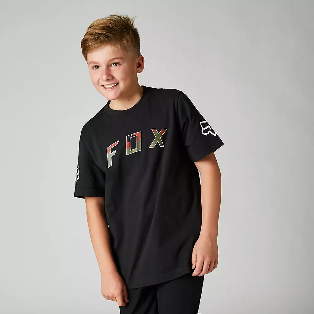 Polera Fox Racing Bnkr II Niño | Negro
