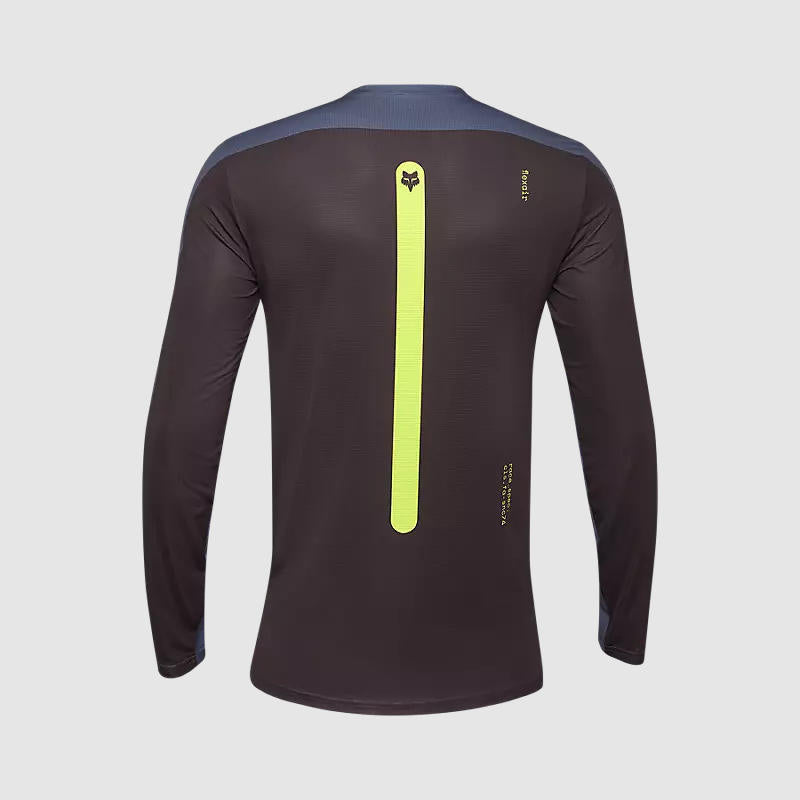 Fox Flexair Aviation Jersey Manga Larga - Gris