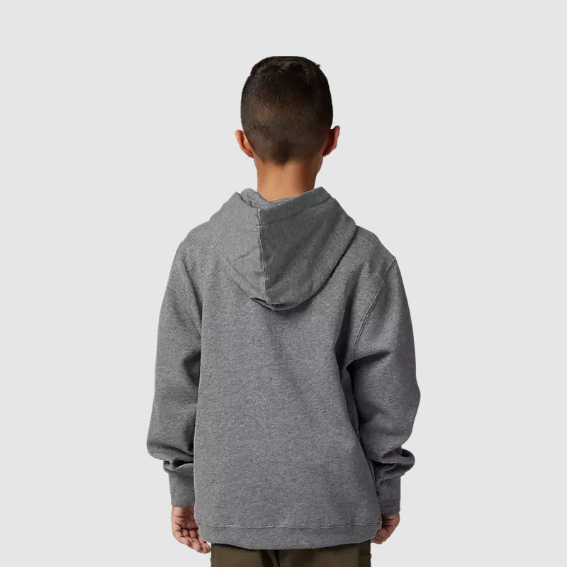 Polerón Fox Racing Legacy Canguro Niño | Gris