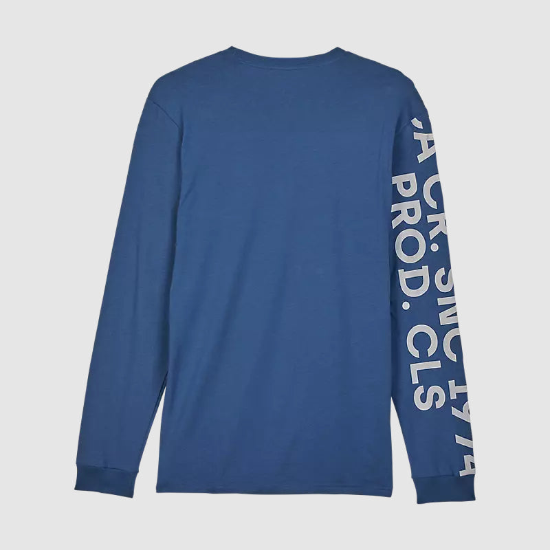 Polera Fox Racing Barge Premium Manga Larga | Azul - foto 3