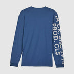 Polera Fox Racing Barge Premium Manga Larga | Azul - foto 3