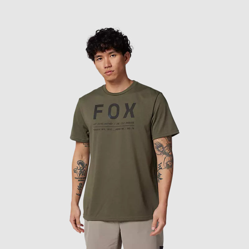 Polera FOX Lifestyle Non Stop, Verde Oliva