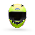 Casco Moto Bell Calle Qualifier Chasm Amarillo/Rosado Certificado QR