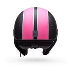 Casco Moto Bell Calle Pit Boss Negro/Rosado Mate Certificado QR