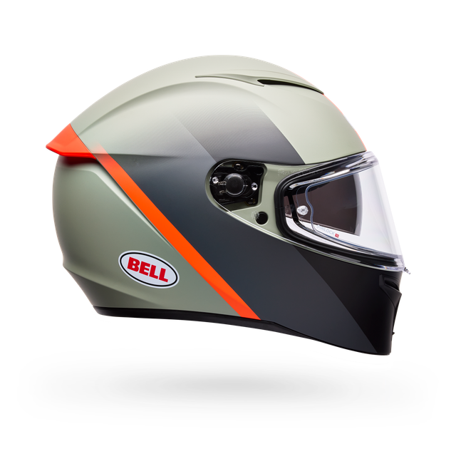 Casco Moto Bell Calle Lithium Mips Bash Gris/Naranjo Certificado QR