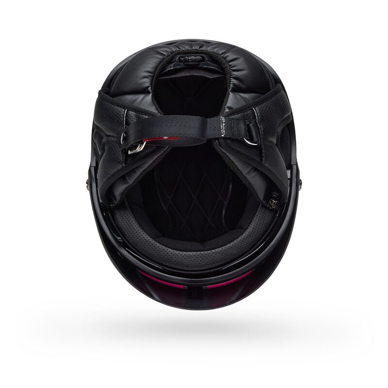 Casco Moto Bell Calle Pit Boss Negro/Rosado Mate Certificado QR