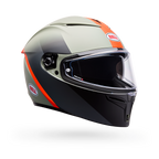 Casco Moto Bell Calle Lithium Mips Bash Gris/Naranjo Certificado QR
