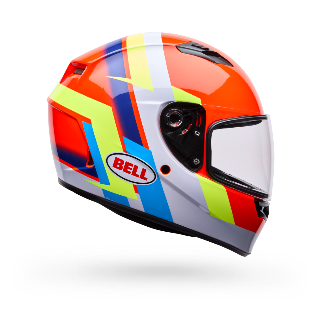 Casco Moto Bell Calle Qualifier Vibe Naranjo Certificado QR