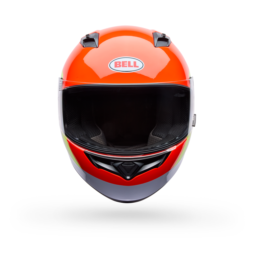 Casco Moto Bell Calle Qualifier Vibe Naranjo Certificado QR