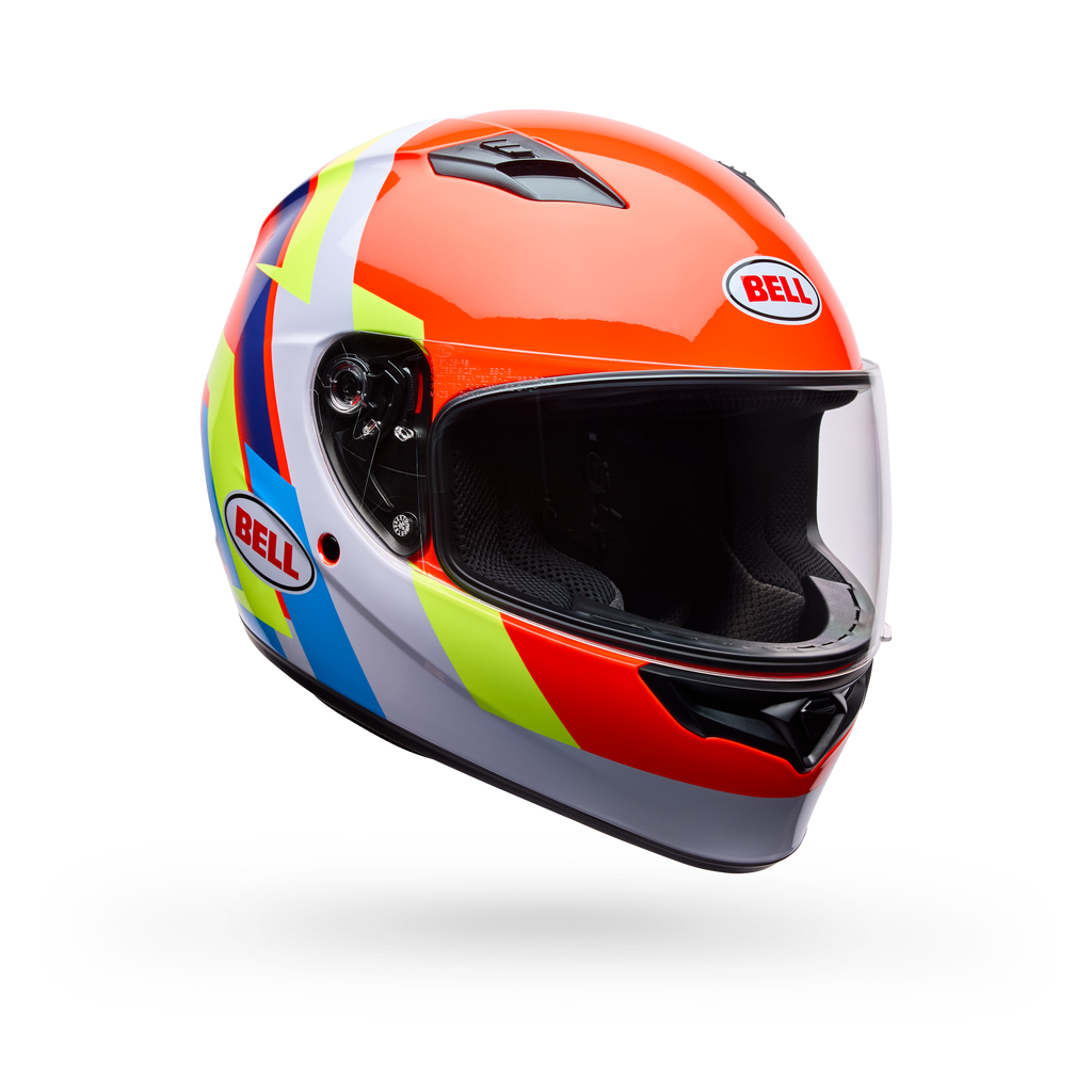 Casco Moto Bell Calle Qualifier Vibe Naranjo Certificado QR