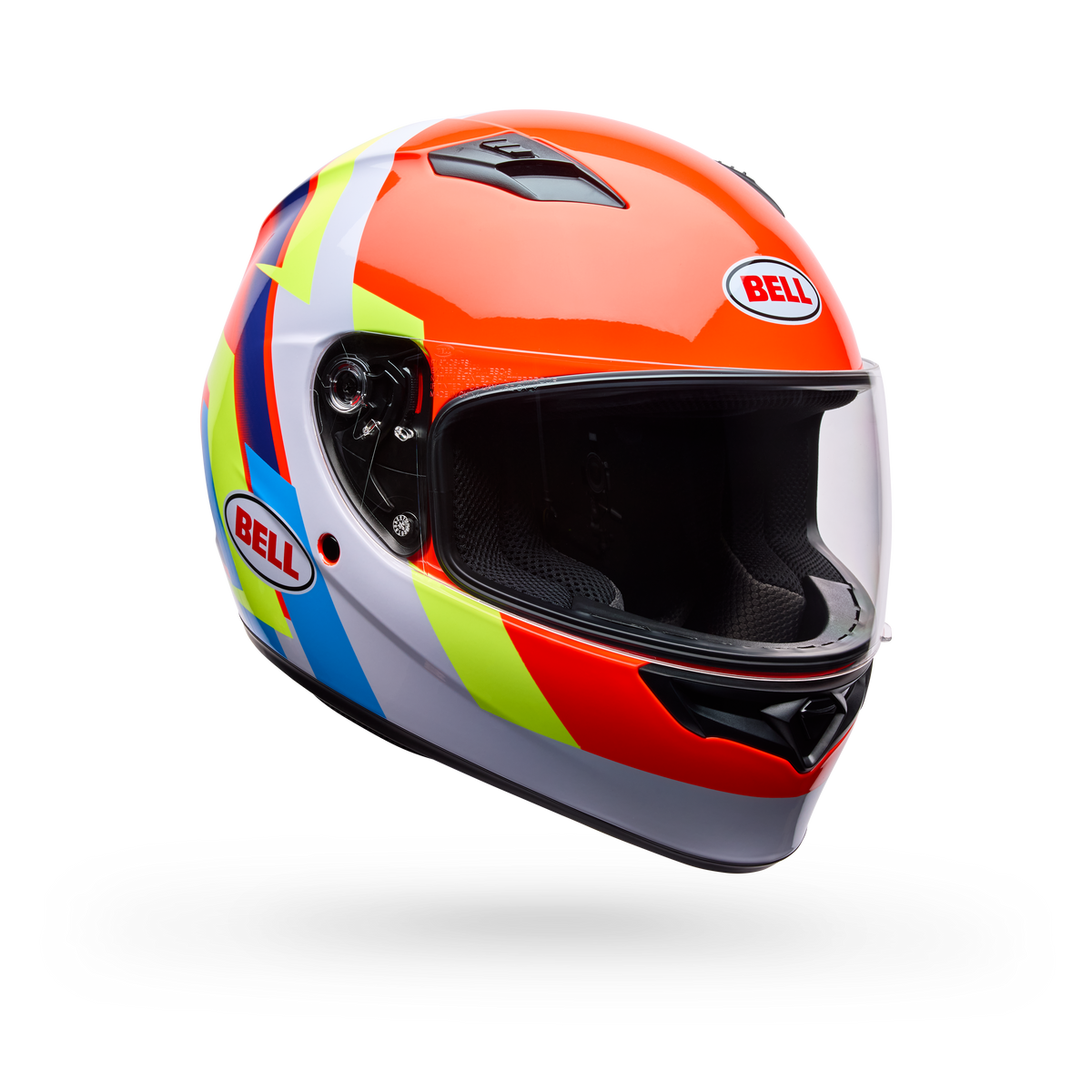 Casco Moto Bell Calle Qualifier Vibe Naranjo Certificado QR