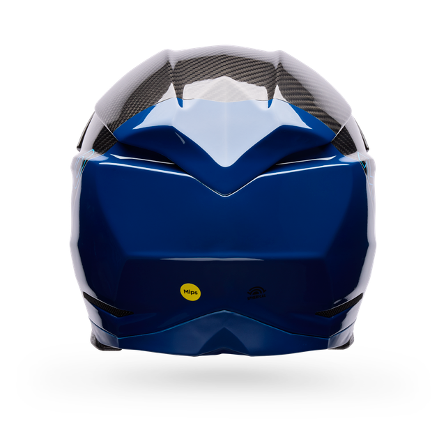 Casco Moto Bell Spherical Moto-10 Azul/Negro