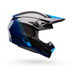Casco Moto Bell Spherical Moto-10 Azul/Negro