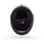 Casco Moto Bell Calle Eliminator Menace Azul/Blanco Certificado QR
