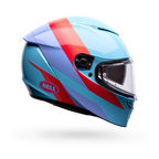 Casco Moto Bell Calle Lithium Passion Azul Claro Certificado QR