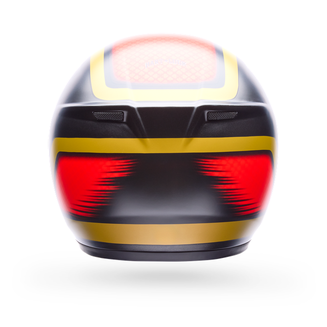 Casco Moto Bell Calle SRT The Good Ride Negro/Rojo Certificado QR
