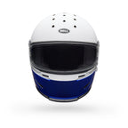 Casco Moto Bell Calle Eliminator Menace Azul/Blanco Certificado QR