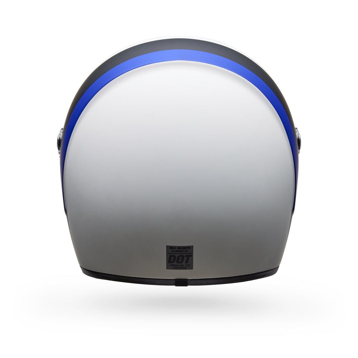 Casco Moto Bell Calle Eliminator Menace Azul/Blanco Certificado QR