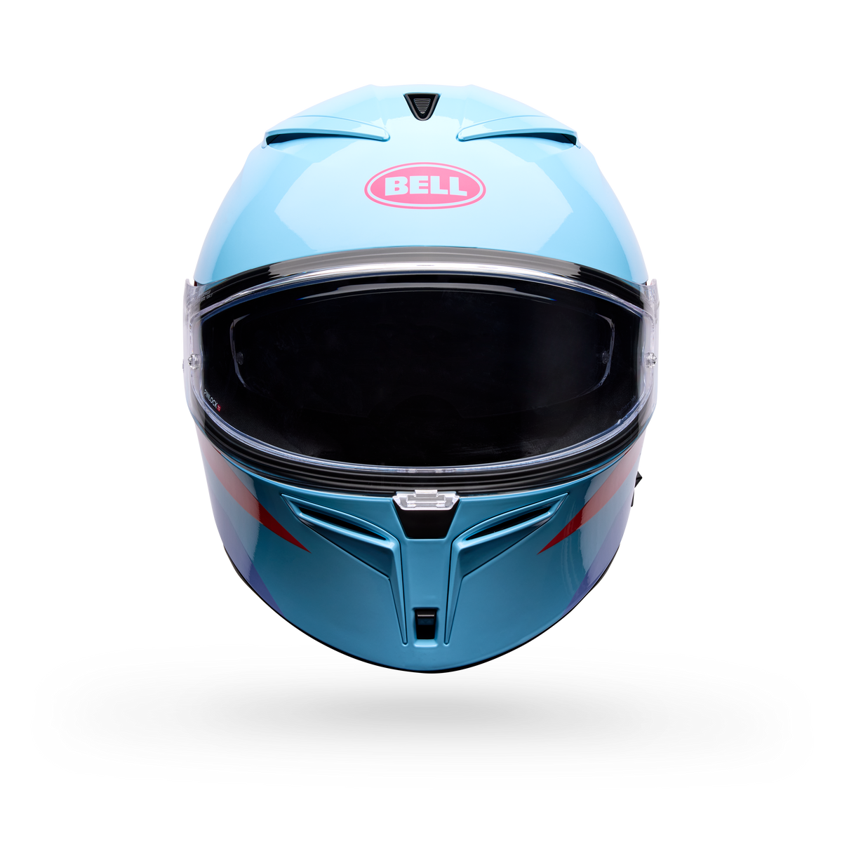 Casco Moto Bell Calle Lithium Passion Azul Claro Certificado QR