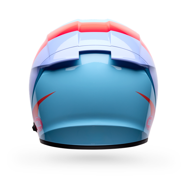 Casco Moto Bell Calle Lithium Passion Azul Claro Certificado QR
