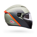 Casco Moto Bell Calle Lithium Mips Bash Gris/Naranjo Certificado QR