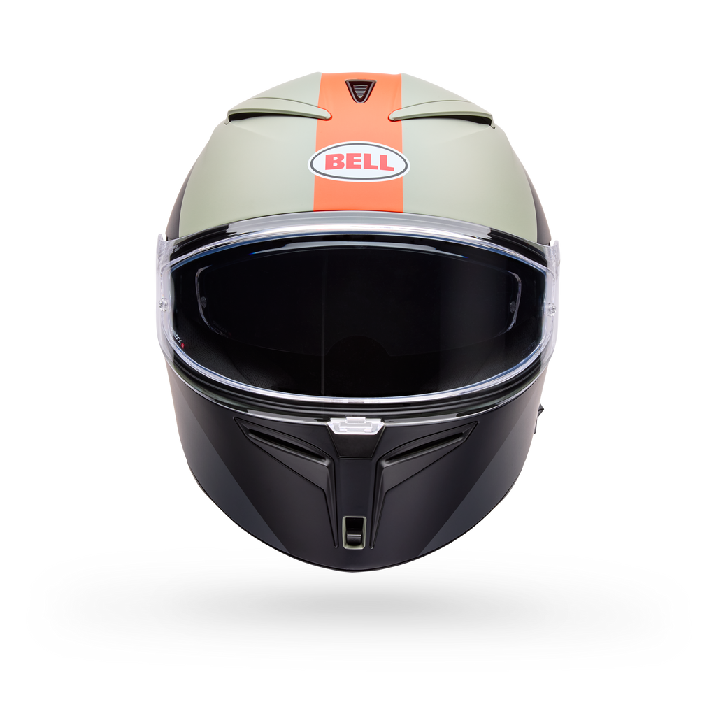 Casco Moto Bell Calle Lithium Mips Bash Gris/Naranjo Certificado QR
