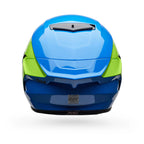 Casco Moto Bell Calle Race Star DLX Flex Azul/Amarillo Certificado QR