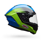 Casco Moto Bell Calle Race Star DLX Flex Azul/Amarillo Certificado QR
