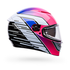 Casco Moto Bell Calle Lithium Mips Transition Blanco Certificado QR