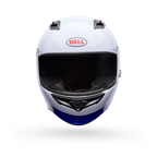 Casco Moto Bell Calle Qualifier Vibe Azul/Blanco Certificado QR