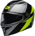 Casco Moto Bell Calle Lithium Shear Gris Certificado QR