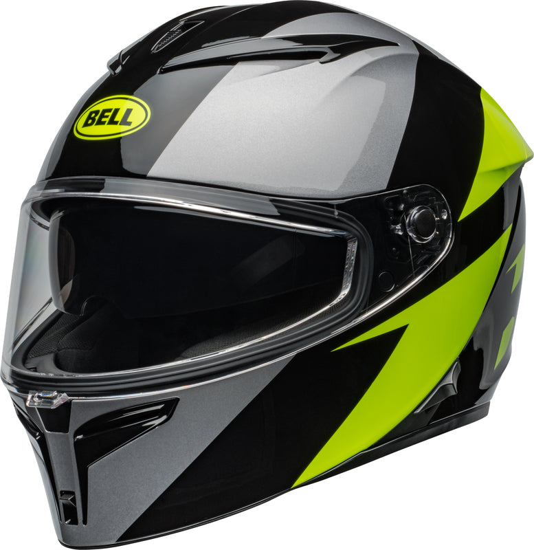 Casco Moto Bell Calle Lithium Shear Gris Certificado QR