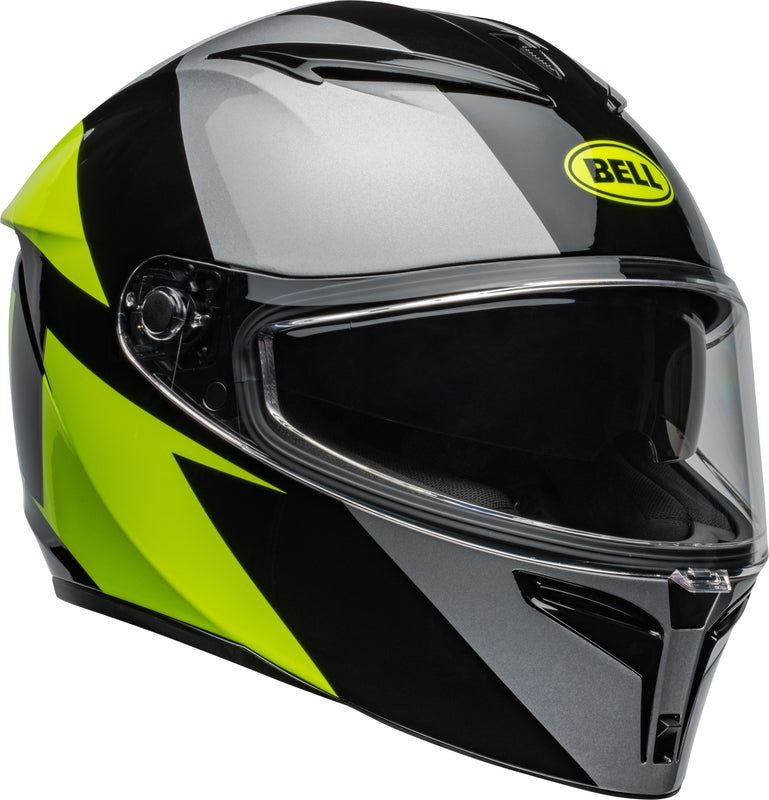 Casco Moto Bell Calle Lithium Shear Gris Certificado QR