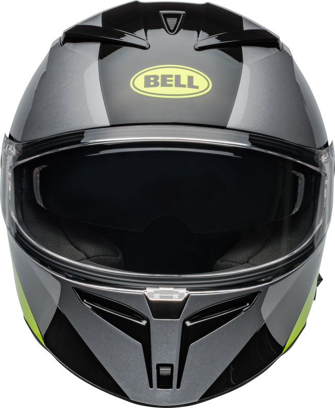 Casco Moto Bell Calle Lithium Shear Gris Certificado QR