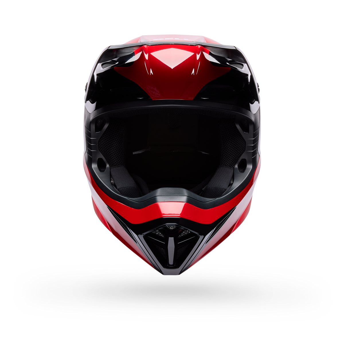 Casco Moto Bell MX-10 Wave Rojo/Negro