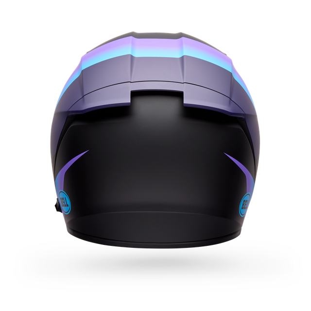 Casco Moto Bell Calle Lithium Passion Negro/Azul Certificado QR