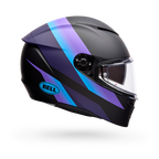 Casco Moto Bell Calle Lithium Passion Negro/Azul Certificado QR