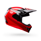 Casco Moto Bell MX-10 Wave Rojo/Negro