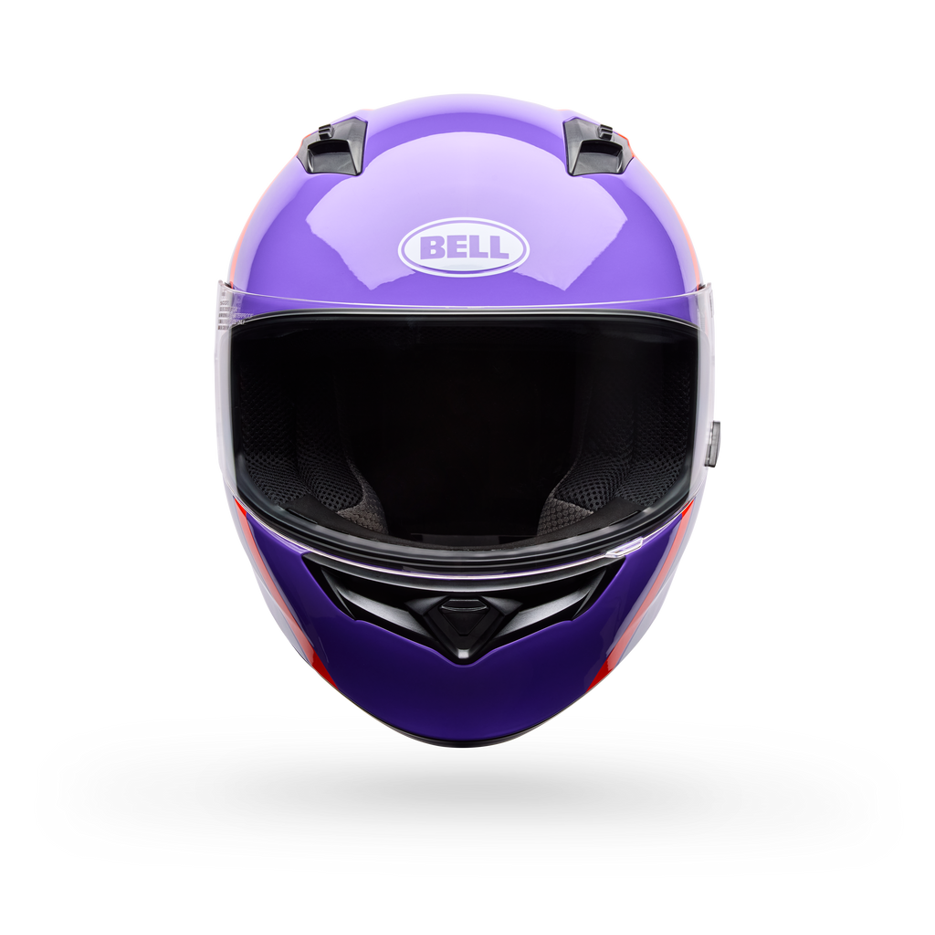 Casco Moto Bell Calle Qualifier Chasm Morado Certificado QR