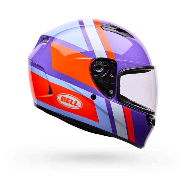 Casco Moto Bell Calle Qualifier Chasm Morado Certificado QR