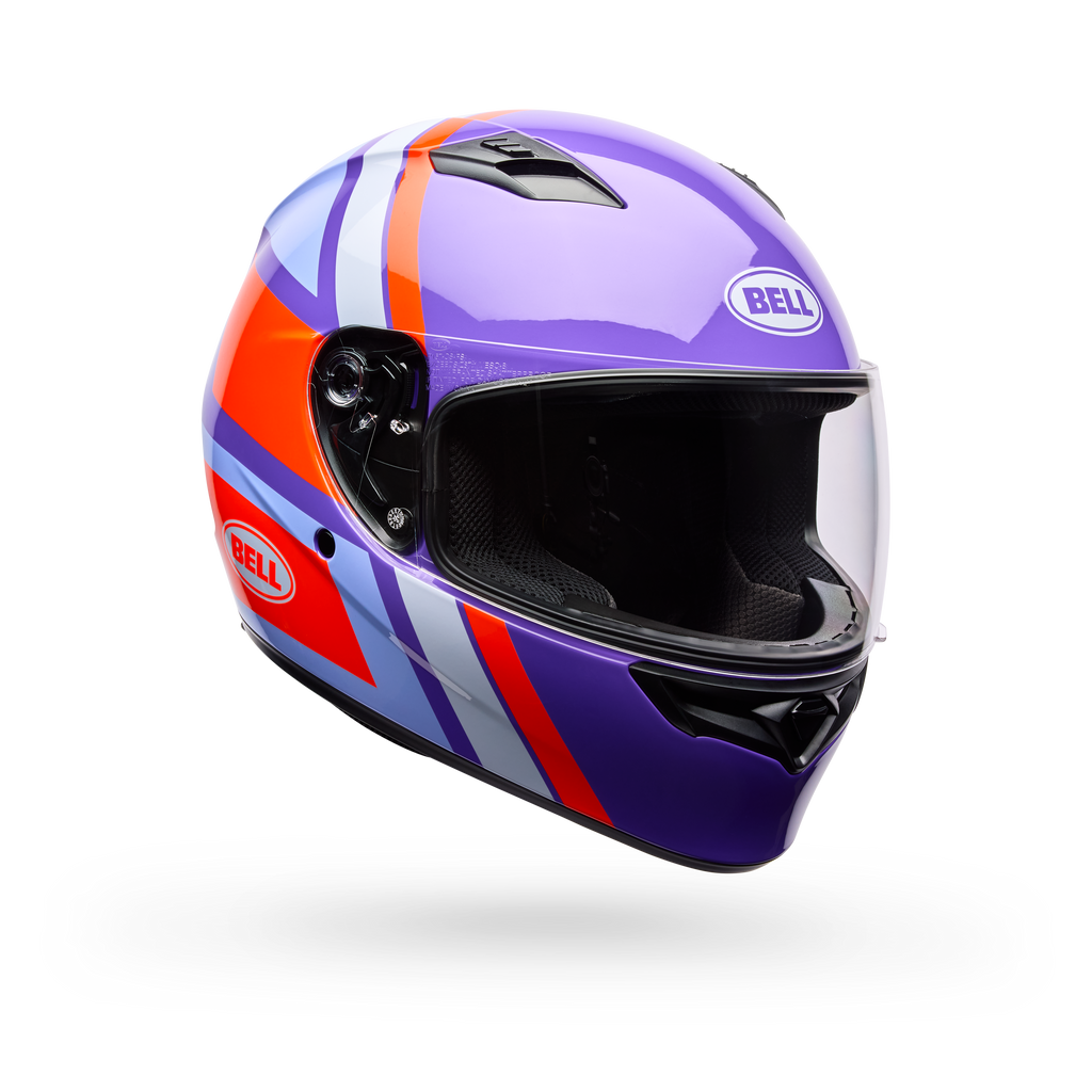 Casco Moto Bell Calle Qualifier Chasm Morado Certificado QR