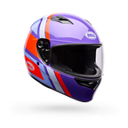 Casco Moto Bell Calle Qualifier Chasm Morado Certificado QR