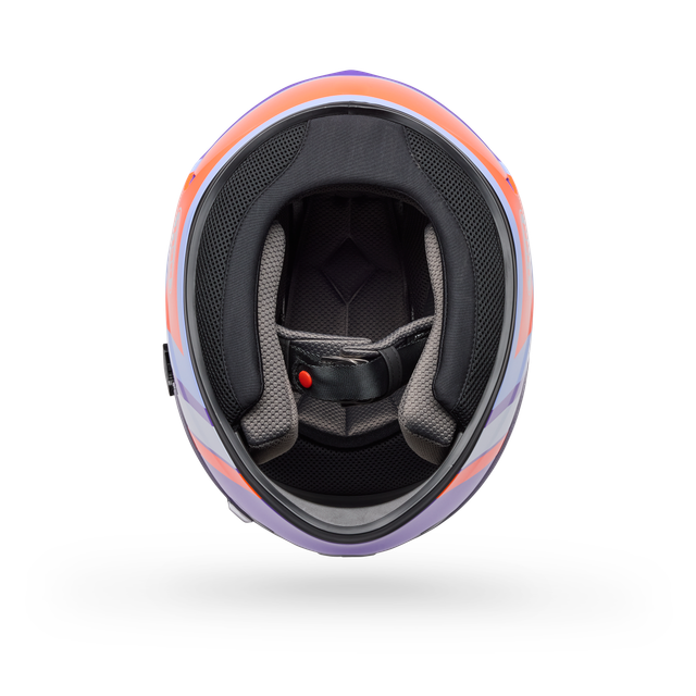 Casco Moto Bell Calle Qualifier Chasm Morado Certificado QR