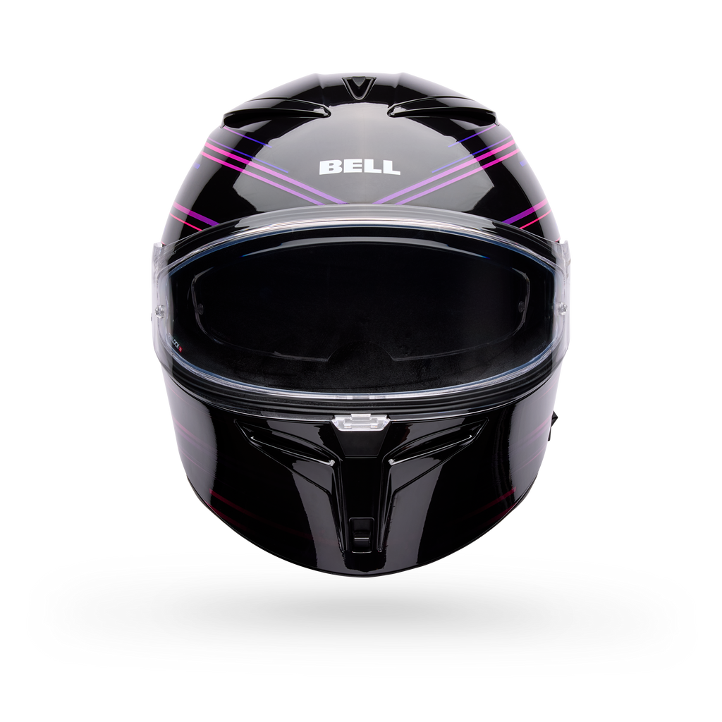Casco Moto Bell Calle Lithium Velo Negro/Blanco Certificado QR