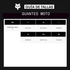 Guantes Moto Fox Bomber Pro Gris
