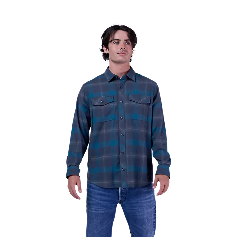 Camisa Fox Racing Survivalist Core Flannel LS | Azul Medianoche