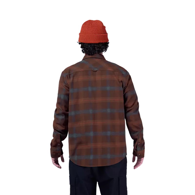 Camisa Fox Racing Survivalist Core Flannel LS | Café Oscuro