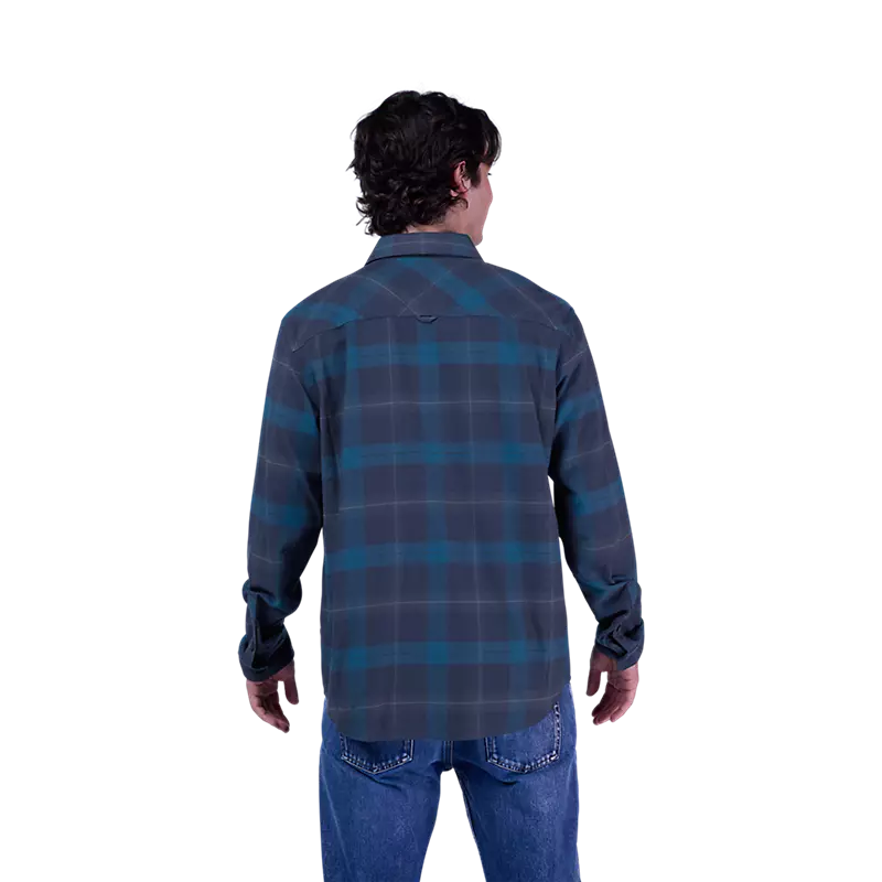 Camisa Fox Racing Survivalist Core Flannel LS | Azul Medianoche