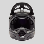 Casco de descenso MZ Bikes Fox Racing Rampage RS en color negro mate con estructura de fibra de carbono