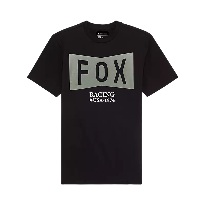 Polera Fox Racing Typeface Prem | Negro